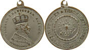 KAISERREICH MEDAILLE Wilhelm I (1797-1888) - auf die 25. Jahrfeier der Thronbesteigung -