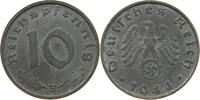 10 REICHSPFENNIG 1944 B DRITTES REICH  VZ