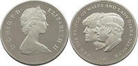 CROWN 1981 GREAT BRITAIN ELIZABETH II. (1952-2022) SILVER PROOF PROOF
