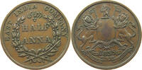INDIA BRITISH 1/2 ANNA WILLIAM IV. (1830-1837) EAST INDIA COMPANY -