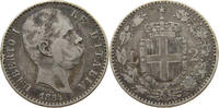 2 LIRE 1884 ITALY UMBERTO I. (1878-1900) S