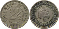 2 1/2 CENTAVOS 1881 COLOMBIA  SS
