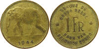 CONGO BELGIAN 1 FRANC LEOPOLD III. (1934-1951) -