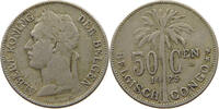 CONGO BELGIAN 50 CENTIMES ALBERT I. 1909-1934 -