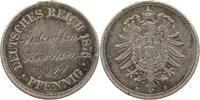 KAISERREICH 20 PFENNIG ENGRAVED 1887 -