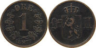 1 ÖRE 1877 NORWAY OSCAR II. (1872-1905) SS