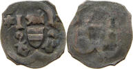 ÖSTERREICH EINSEITIGER PFENNIG Albrecht V. 1411-1439. -