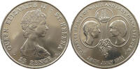 ST. HELENA 25 PENCE ELIZABETH II. (1952-2022) -