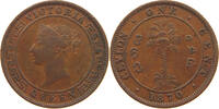 CEYLON 1 CENT VICTORIA (1837-1901) -