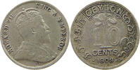 CEYLON 10 CENTS EDWARD VII. (1901 - 1910) -