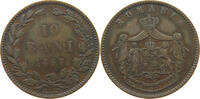 ROMANIA 10 BANI Carol I. 1866-1914 -