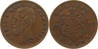 ROMANIA 2 BANI CAROL I. (1866-1914) -