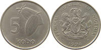 NIGERIA 5 KOBO AVERS OVERSTRUCK -