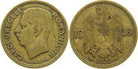 ROMANIA 10 LEI CAROL II. (1930-1940) PARIS -
