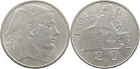 20 FRANCS 1953 BELGIUM BAUDOUIN I. (1951-1993) VZ