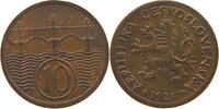CZECHOSLOVAKIA 10 HALERU -