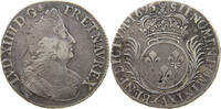 1/2 ECU 1695 A FRANCE LOUIS XIV. (1643–1715) SS-