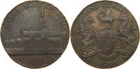 GREAT BRITAIN HALFPENNY TOKEN SARUM SALISBURY CATHEDRAL -