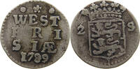 2 STUIVER 1789 NETHERLANDS WEST FRIESLAND  S