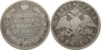 ROUBLE 1828 RUSSIA EMPIRE NIKOLAUS I. (1825-1855) S