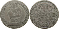 10 KREUZER 1754 SALZBURG ERZBISTUM SIGISMUND III. VON SCHRATTENBACH (1753-1771) SS