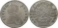 20 KREUZER 1757 SALZBURG ERZBISTUM SIGISMUND III. VON SCHRATTENBACH (1753-1771) SS-
