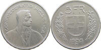 5 FRANCS 1935 SCHWEIZ  SS