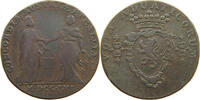 AUSTRIAN NETHERLANDS JETON Treaty of Versailles by J. Roettiers -