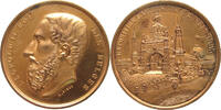 BELGIUM MEDAILLE LEOPOLD II. 1865-1909 EXPOSITION UNIVERSELLE ANVERS -