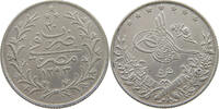 5 QIRSH 1293/30 EGYPT OTTOMAN ABDUL HAMID II. (1876-1909) SS-VZ