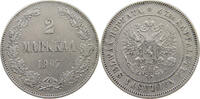 2 MARKKAA 1907 FINLAND NIKOLAUS II. (1894-1917) SS