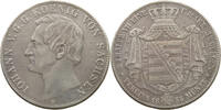 2 TALER 1855 SACHSEN ALBERTINISCHE LINIE Johann 1854-1873 SS