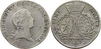 SACHSEN ALBERTINISCHE LINIE 2/3 TALER Friedrich August III. 1763-1806 -
