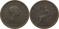 HALFPENNY 1806 GREAT BRITAIN GEORGE III. (1760-1820) S