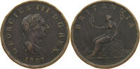 HALFPENNY 1807 GREAT BRITAIN GEORGE III. (1760-1820) SS