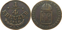 Haus Habsburg 1/4 Kreuzer Franz II. (I.) 1792-1835. -