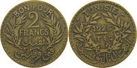 TUNISIA 2 FRANCS -
