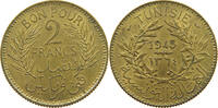 TUNISIA 2 FRANCS -