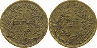 TUNISIA 50 CENTIMES -