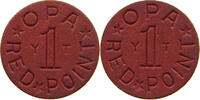 UNITED STATES OF AMERICA TOKEN OPA RED POINT FOOD RATIONTOKEN -