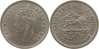 EAST AFRICA 50 CENTS GEORGE VI. (1936-1952) -