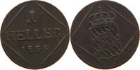 BAYERN 1 HELLER Ludwig I. 1825-1848 -