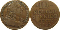 HESSEN KASSEL 3 HELLER Wilhelm VIII. 1751-1760 -