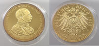 Deutsches Reich Replika-Medaille Vergoldet Bronze -