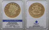 USA Replika-Medaille Vergoldet Bronze. Gold Plated -