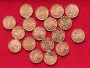 GHANA COLLECTION LOT 1 PESEWA COLLECTION LOT GHANA 1 PESEWA TOP 18PC 34G -
