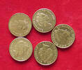 NEW ZEALAND COLLECTION LOT 1 DOLLAR COLLECTION LOT NEW ZEALAND 1 DOLLAR TOP 5PC 41G -