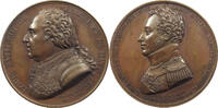 Frankreich Medaille Médaille Louis XVIII Duc Angoulème 1819 Barre Baron Desnoyers -