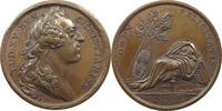 Frankreich Medaille Medal 'Birth of the Count of Provence' by J. Duvivier -
