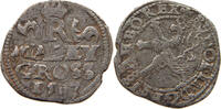 Haus Habsburg Maley Groschen Rudolf II.1578-1612, double strike -